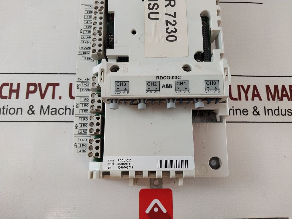 Abb Rdcu-02C Inverter Control Board 64607901
