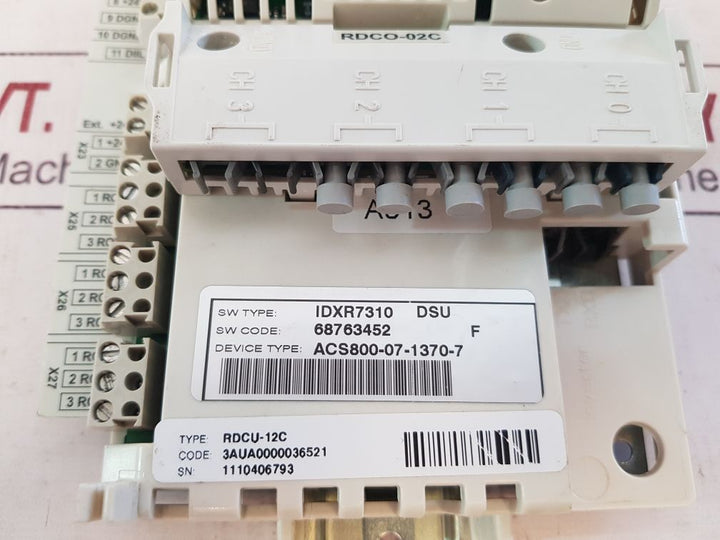 Abb Rdcu-12C 3Aua0000036521 Control Unit Rtac-01