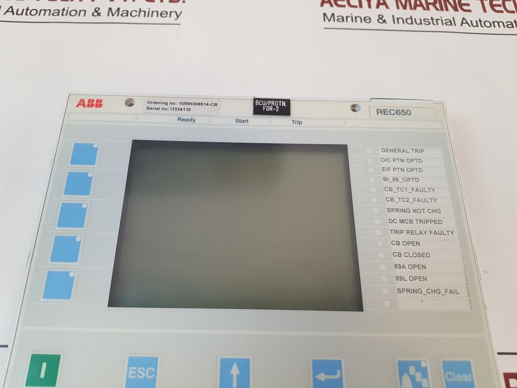 Abb Rec650 Display 1Khl160006R0001B