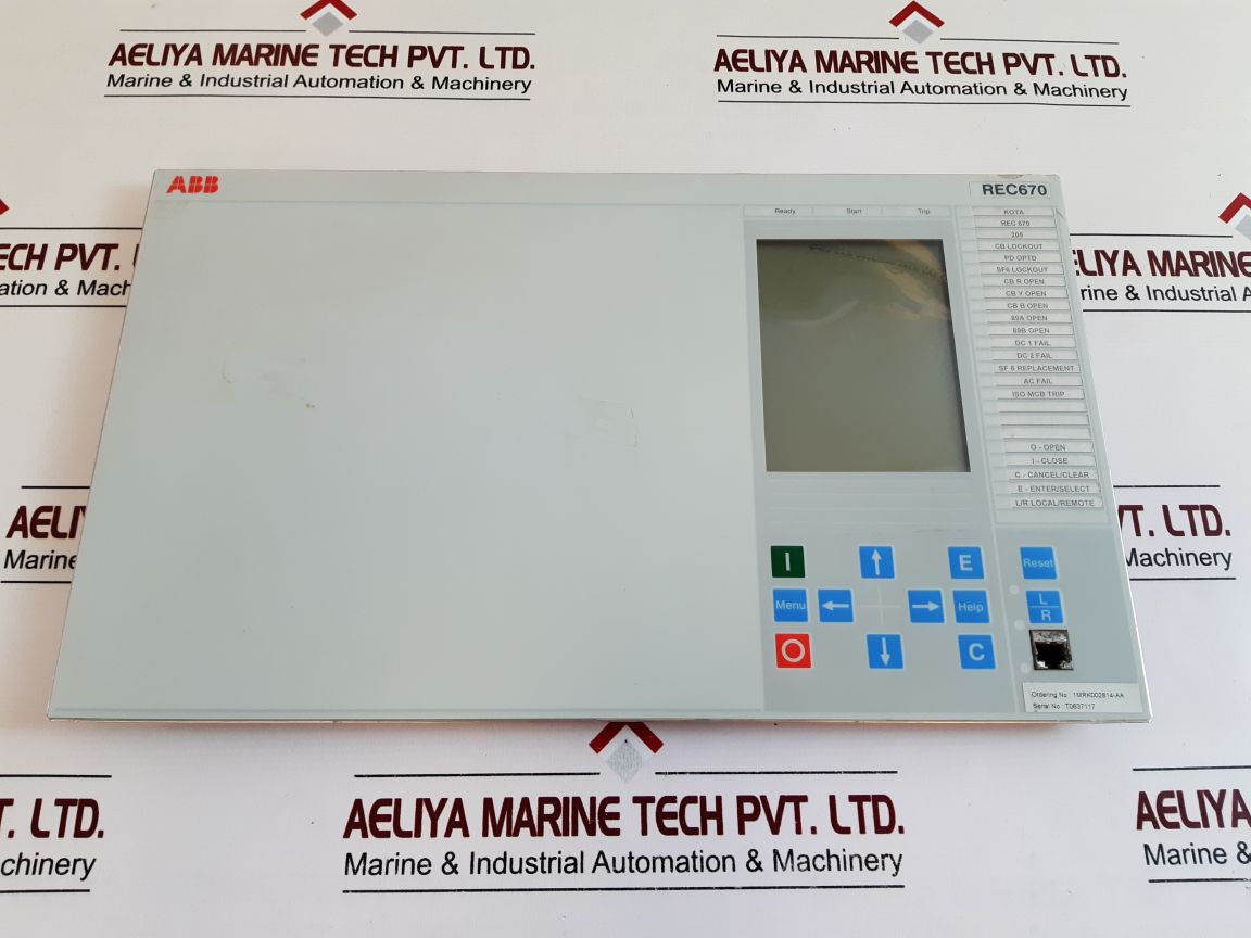 Abb Rec 670 Display 1Mrk000008-mb Rev.R.I0 Free Shipping