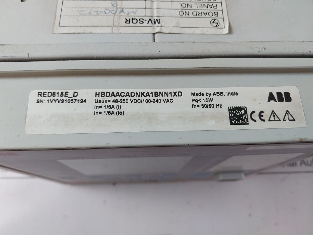 Abb Red 615 Feeder Protection And Control Relay Red615E_D