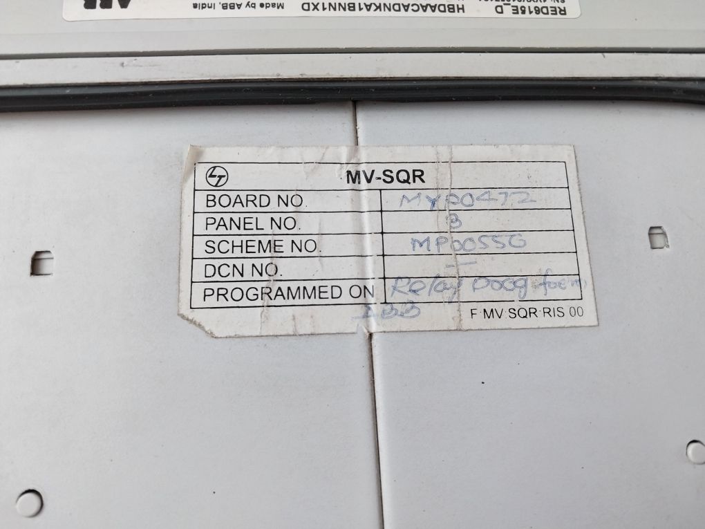 Abb Red 615 Feeder Protection And Control Relay Red615E_D