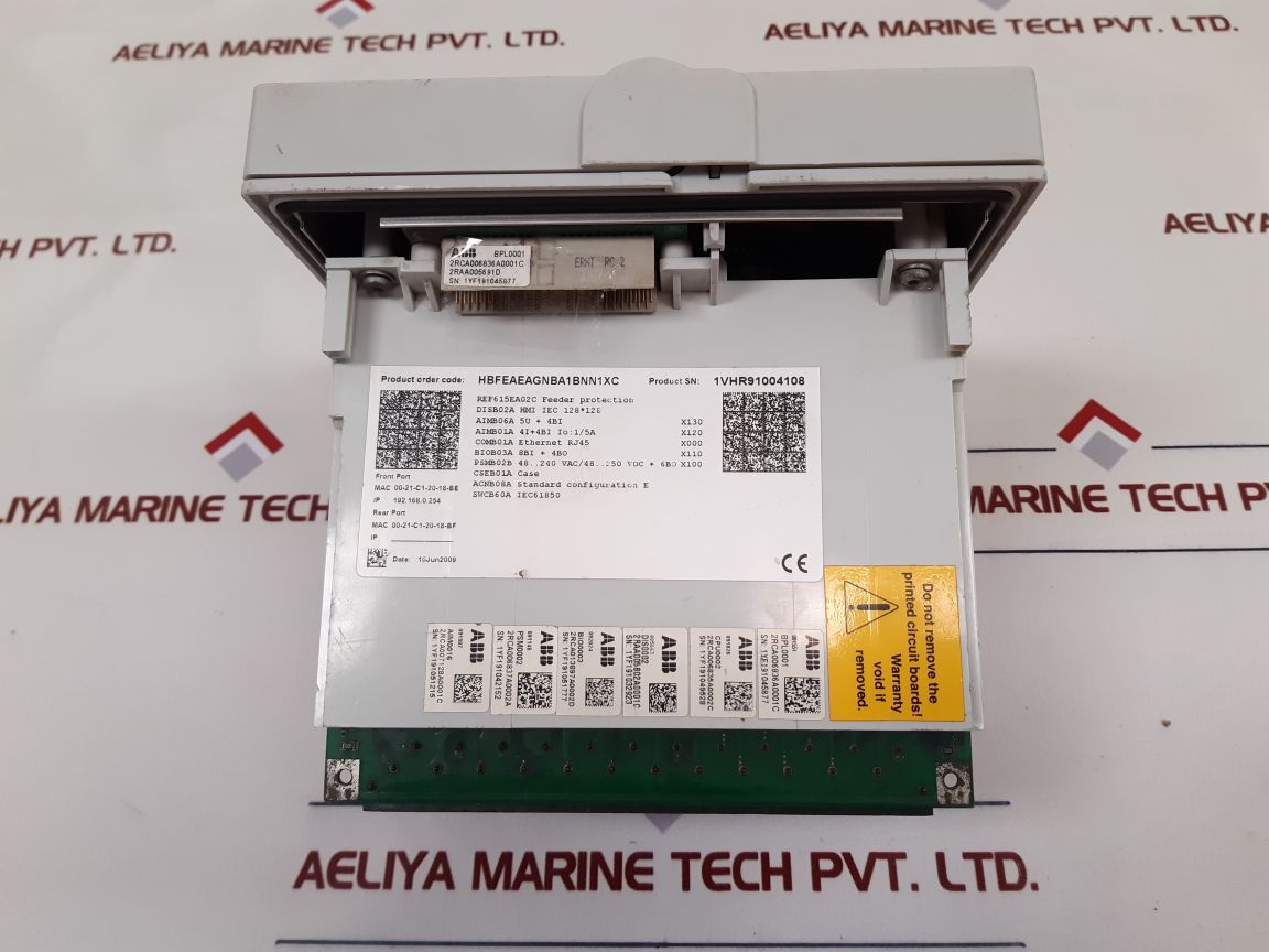 Abb Ref615 Protection And Control Relay Ref615E_C Hbfeaeagnba1Bnn1Xc 5 ...