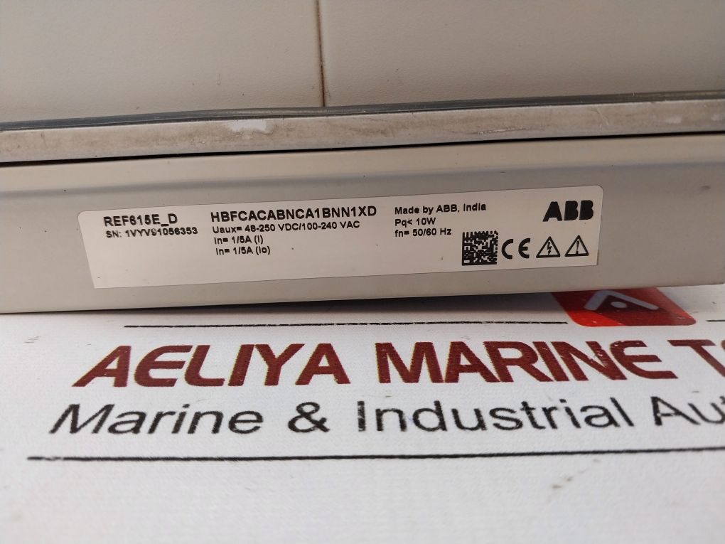 Abb Ref615E_D Feeder Protection And Control Relay 2Rca022949A0001F