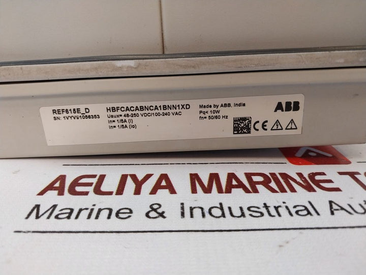 Abb Ref615E_D Feeder Protection And Control Relay 2Rca022949A0001F