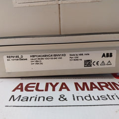 Abb Ref615E_D Feeder Protection And Control Relay Hbfcacabnca1Bnn1Xd