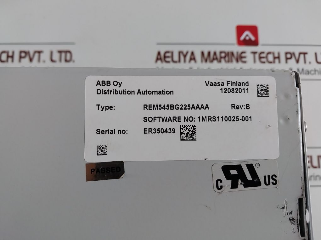 Abb Rem545 Machine Terminal Rem545Bg225Aaaa Rev.B
