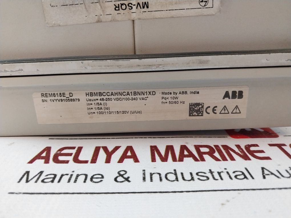 Abb Rem615 Hbmbccahnca1Bnn1Xd Motor Protection And Control Relay Rem61 ...
