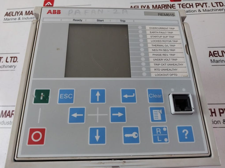 Abb Rem615 Motor Protection Relay
