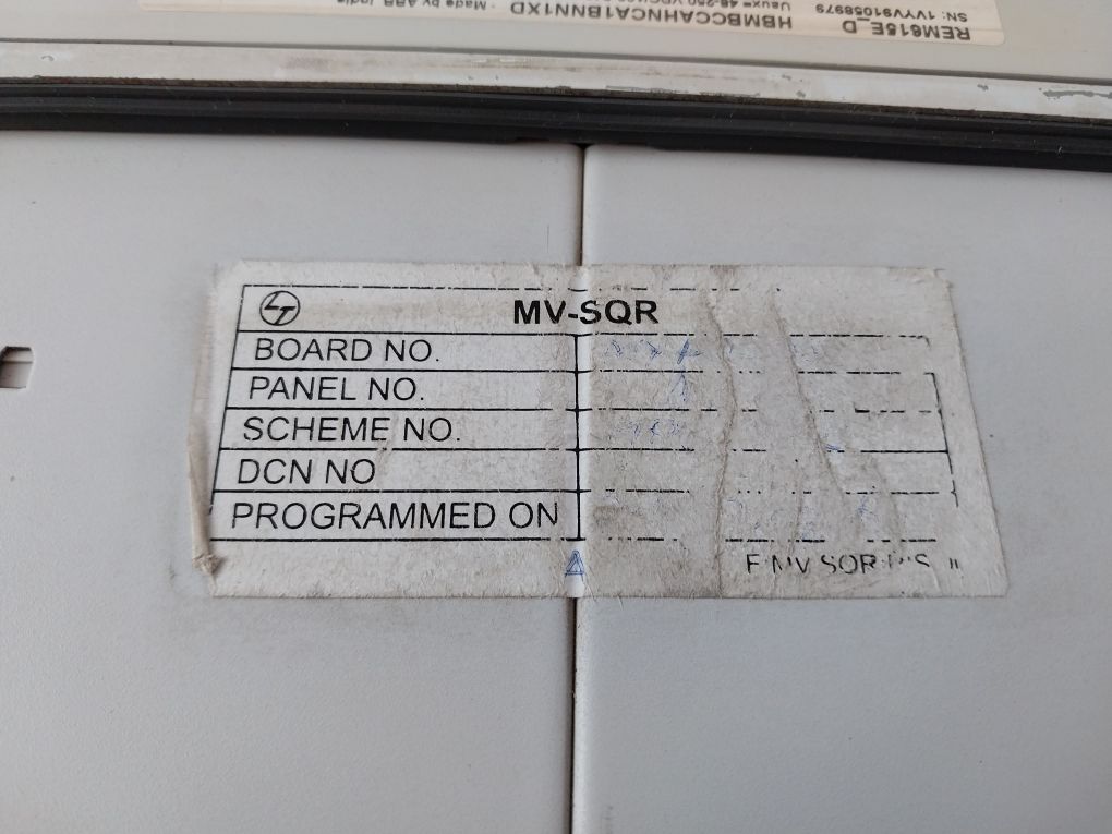 Abb Rem615 Motor Protection Relay
