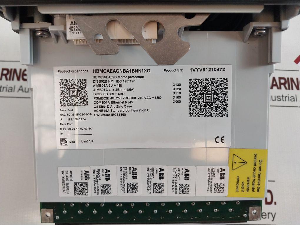 Abb Rem615 Motor Protection Relay Rem615E_G