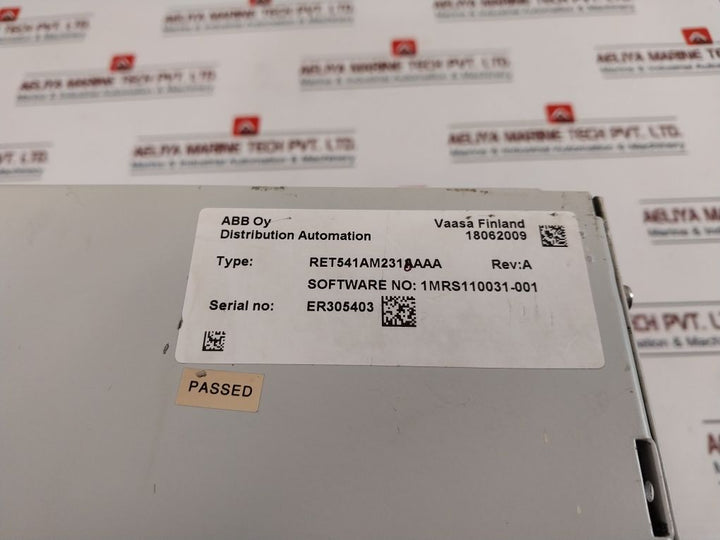 Abb Ret541 Transformer Terminal