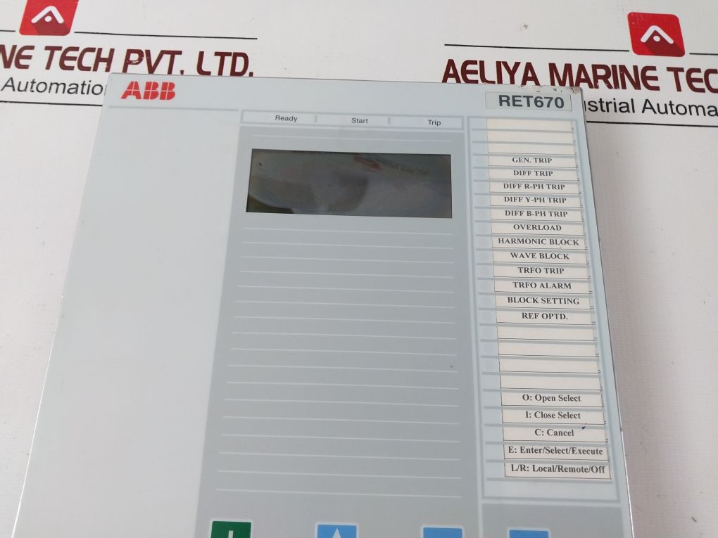 Abb Ret670 Display 1Mrk000008-hb Free Shipping