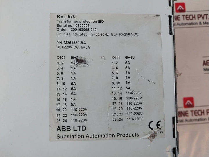 Abb Ret670
