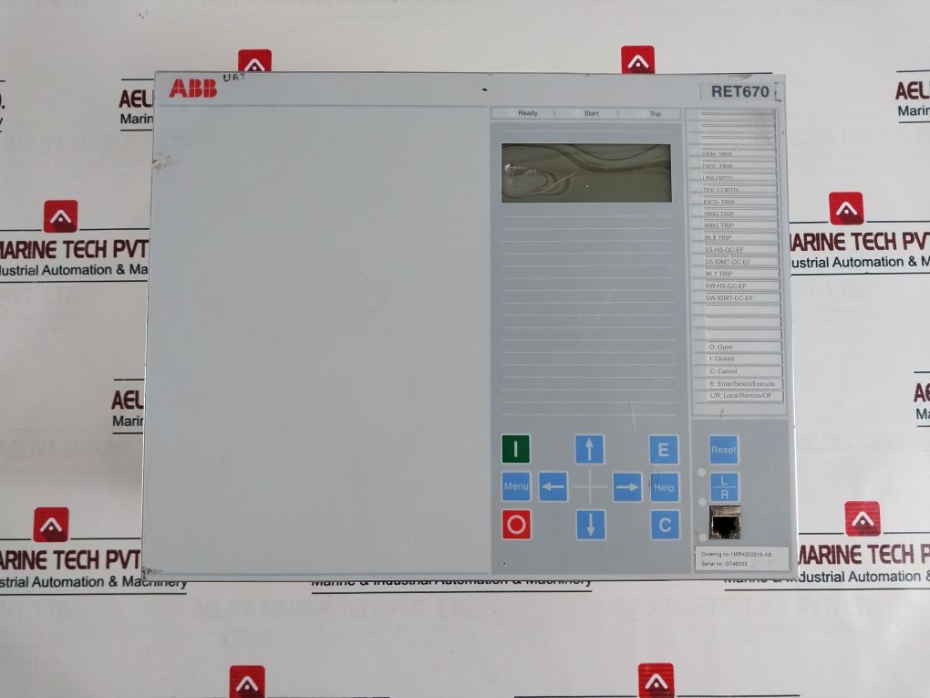 Abb Ret670 50/60Hz