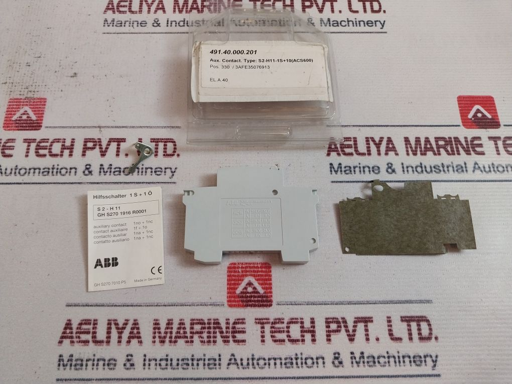 Abb S2-h11 Auxiliary Contact 1No+1Nc
