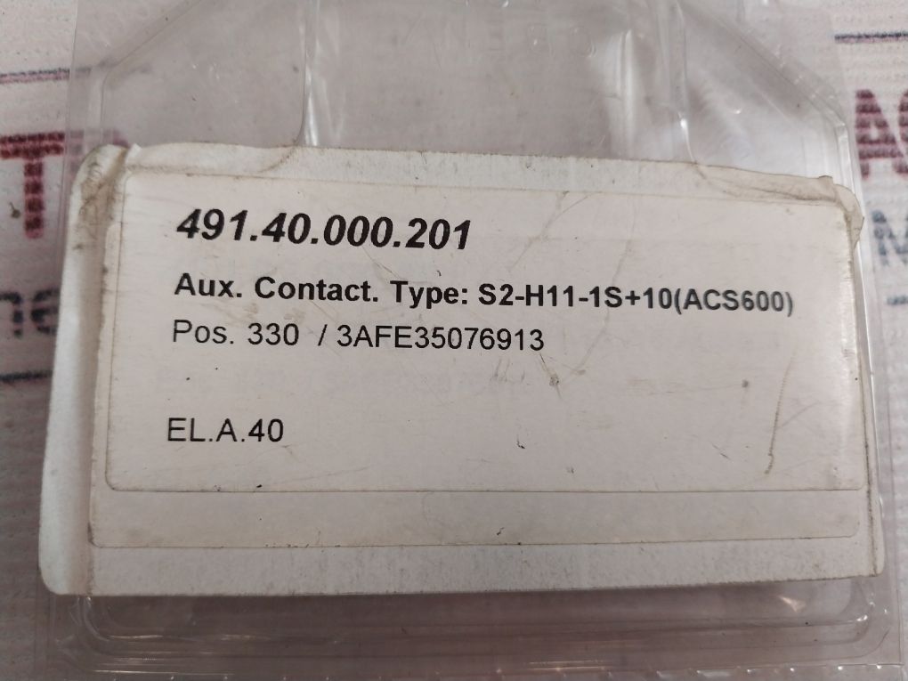Abb S2-h11 Auxiliary Contact 1No+1Nc
