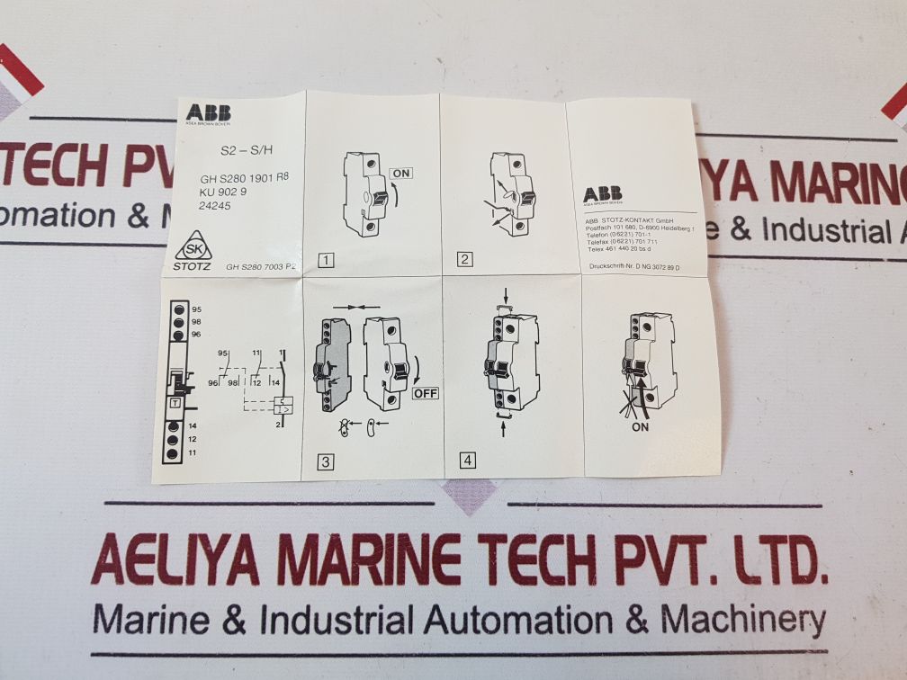 Abb S2-s/H Circuit Breaker Combo Alarm