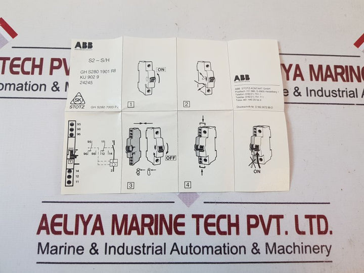 Abb S2-s/H Circuit Breaker Combo Alarm