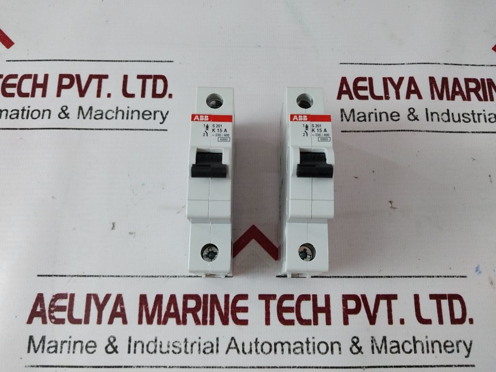 Abb S201-k15 Circuit Breaker 277/480 Va.C.