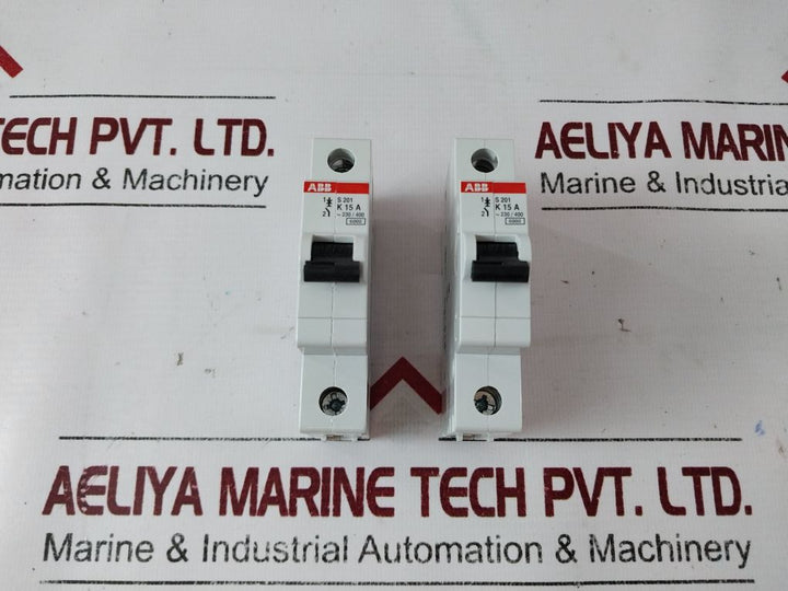 Abb S201-k15 Circuit Breaker 277/480 Va.C.