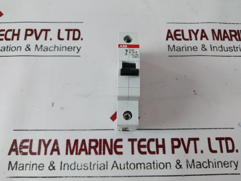 Abb S201-k15 Circuit Breaker 277/480 Va.C.