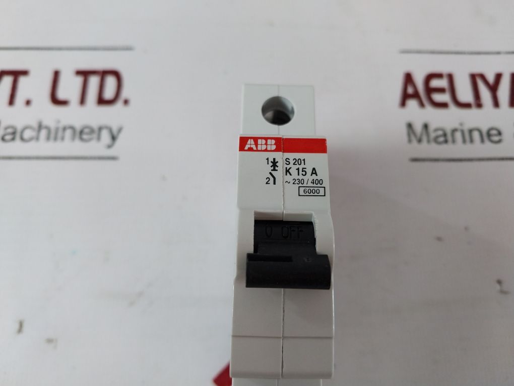 Abb S201-k15 Circuit Breaker 277/480 Va.C.