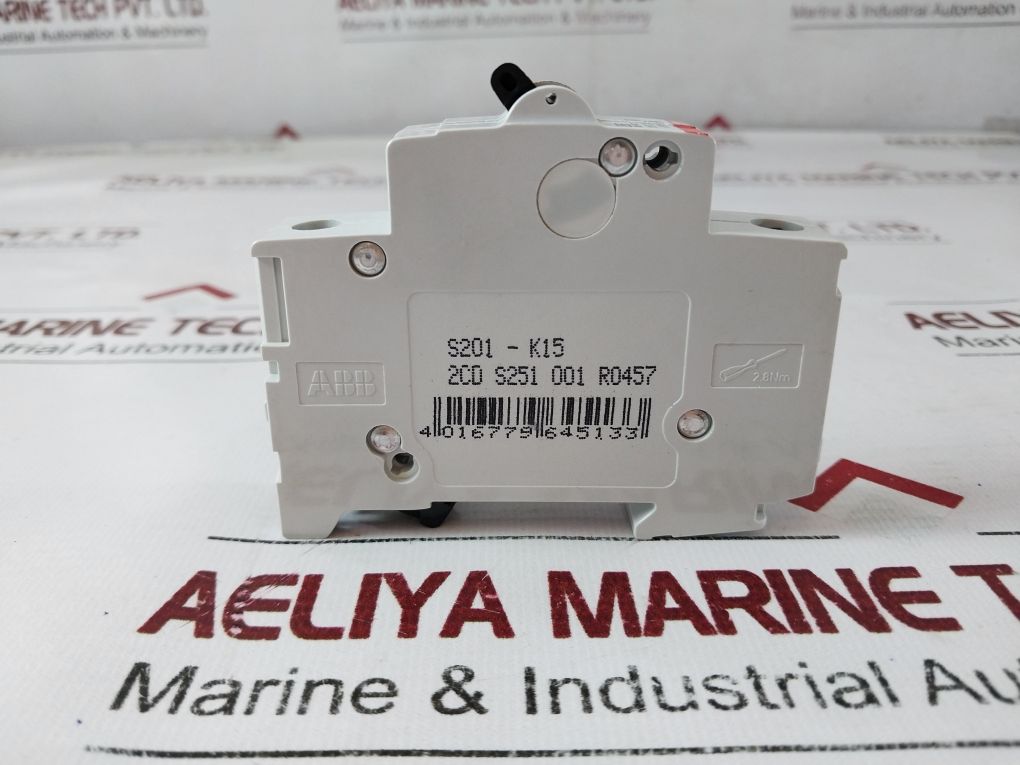 Abb S201-k15 Circuit Breaker 277/480 Va.C.