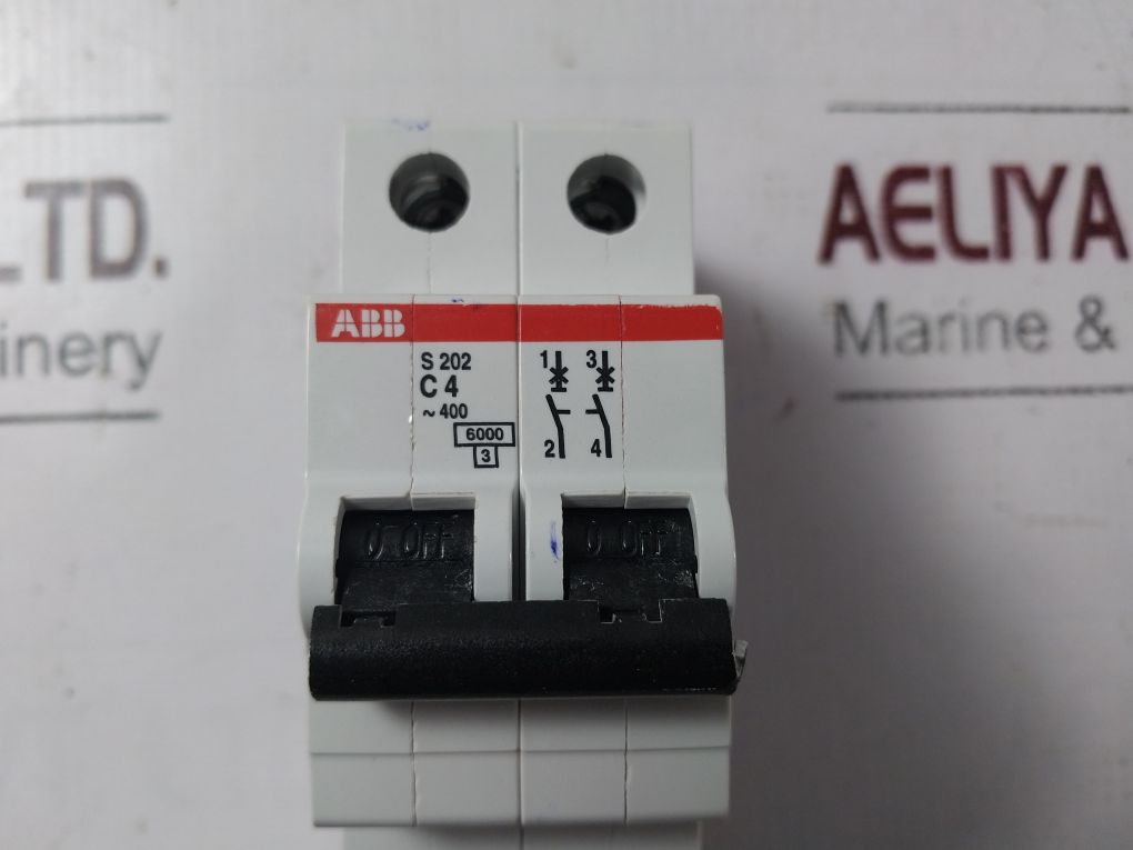 Abb S202 C4 2-pole Circuit Breaker