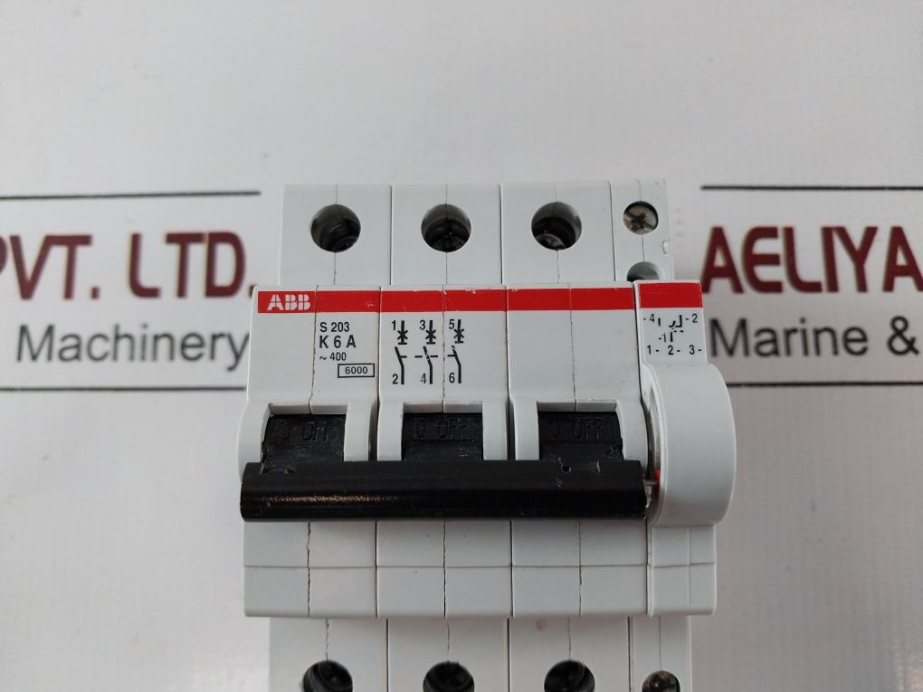 Abb S203 K 6A Circuit Breaker With S2C-h6R Auxiliary Contact