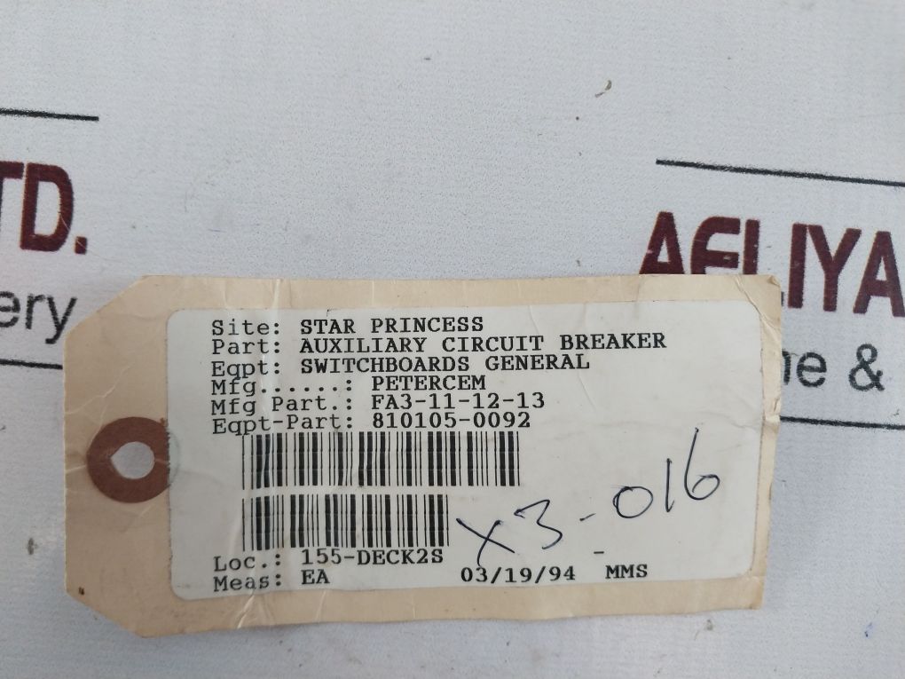 Abb S272 K3A Auxiliary Circuit Breaker