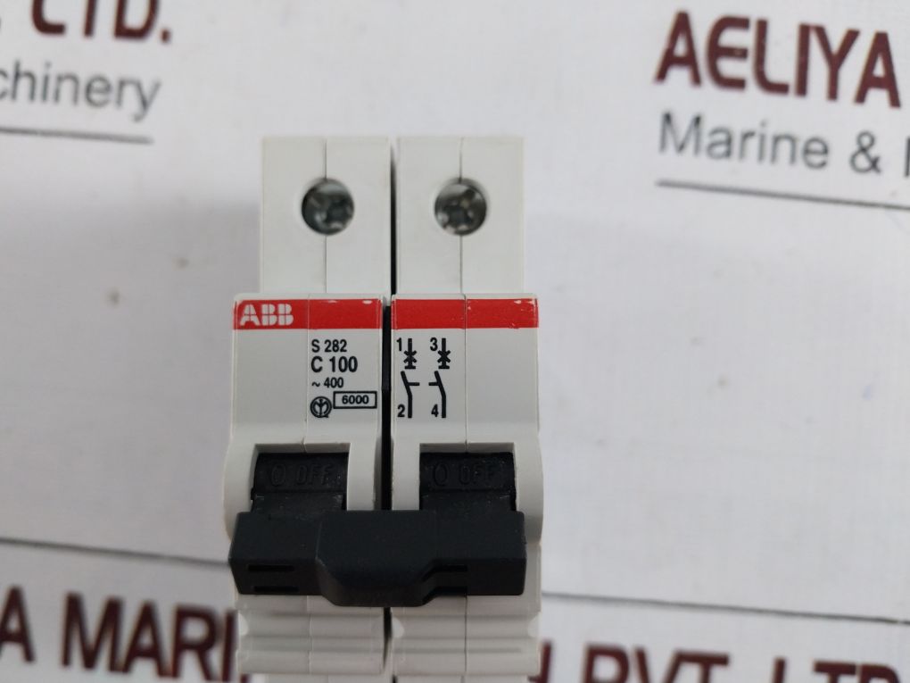 Abb S282 C 100 Circuit Breaker Gh S282 0001 R0824