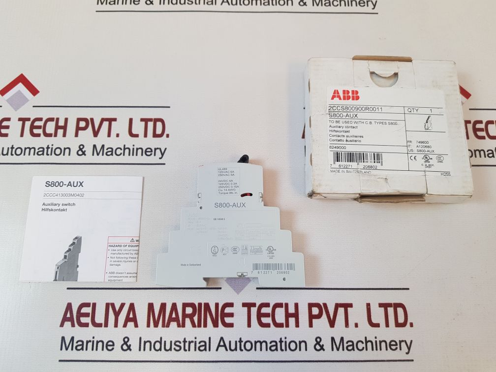 Abb S800-aux Auxiliary Contact With Screw Terminal 2Ccs800900R0011