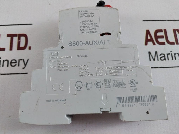 Abb S800-auxAlt Auxiliary Contact
