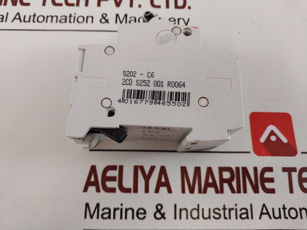 Abb S202-c6 2-pole Circuit Breaker 277/480Va.C.