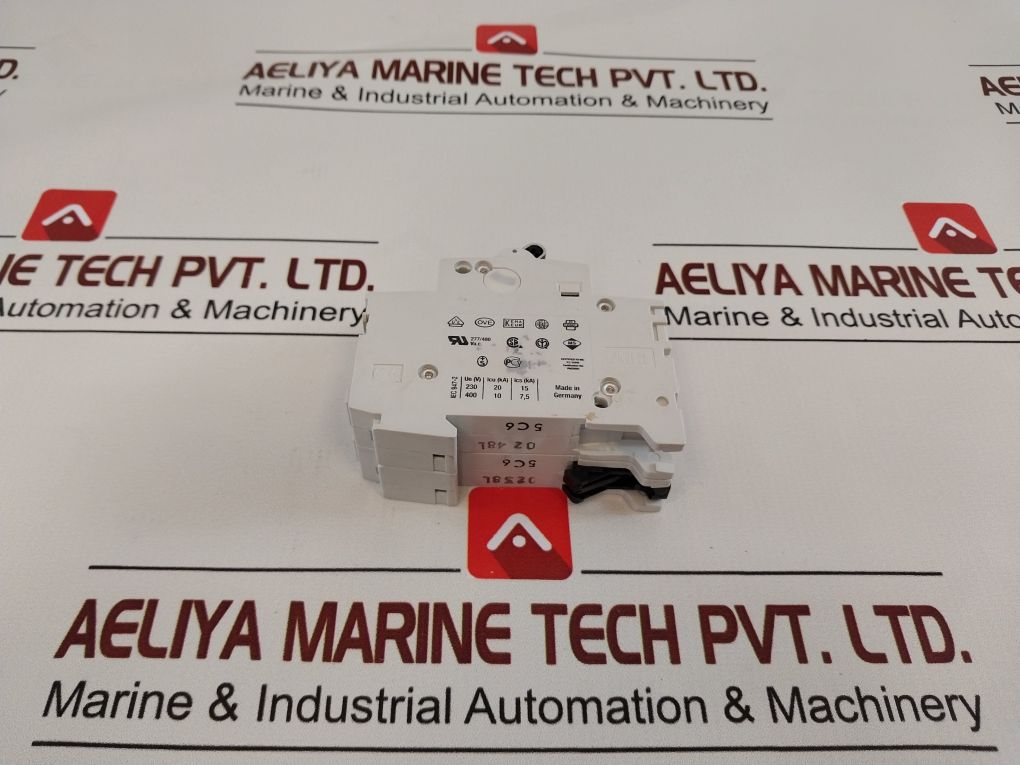 Abb S202-c6 2-pole Circuit Breaker 277/480Va.C.