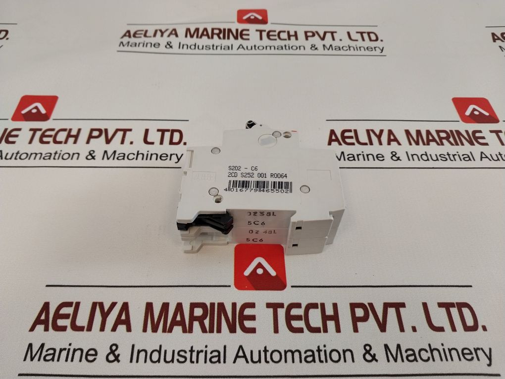 Abb S202-c6 2-pole Circuit Breaker 277/480Va.C.