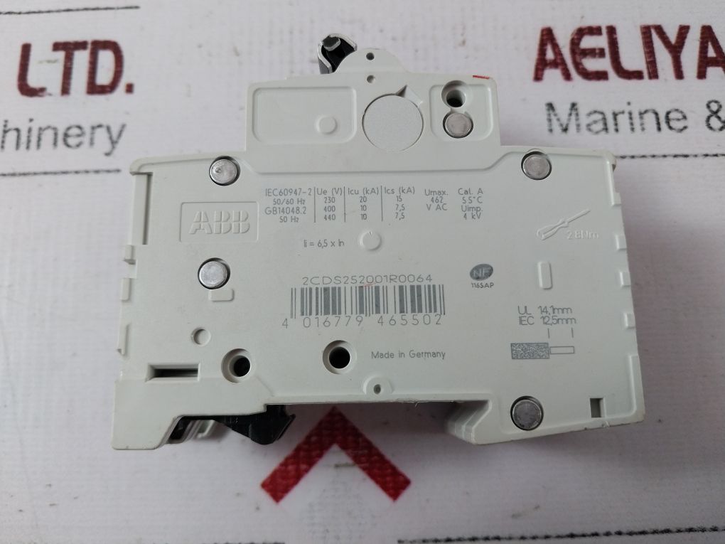 Abb S 202 C6 2Cds252001R0064 Circuit Breaker