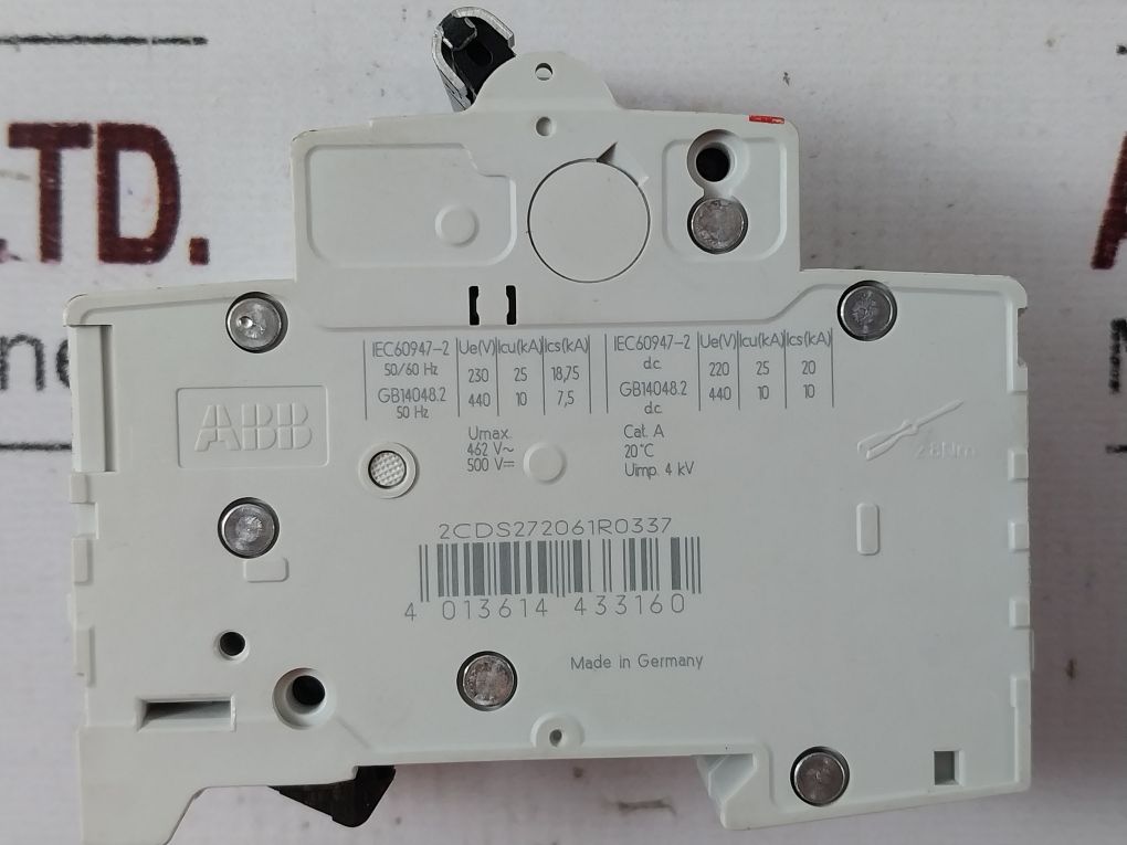 Abb S 202 M K4A Uc Circuit Breaker 2Cds272061R0337