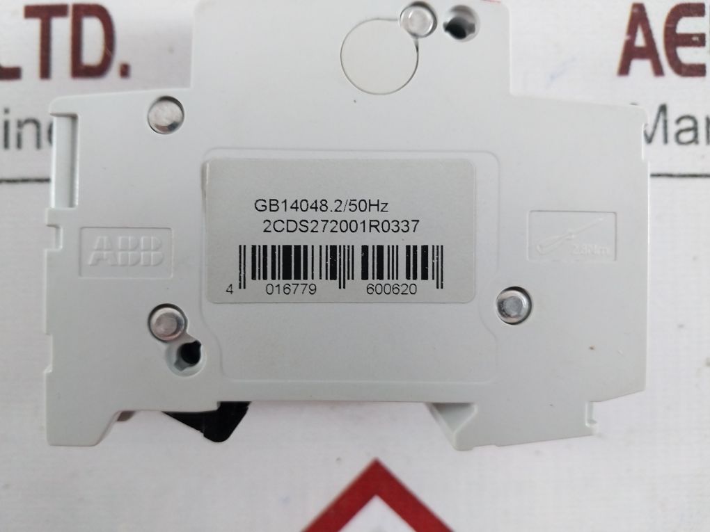 Abb S 202M-k4 Moulded Case Circuit Breaker 2Cds272001R0337