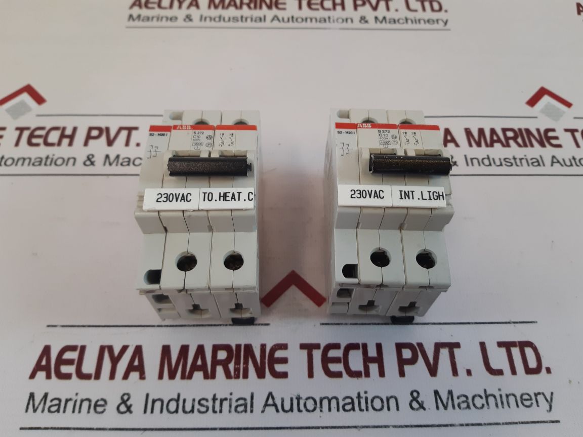 Abb S272 C10 Circuit Breaker With S2-h20I Auxiliary Switch