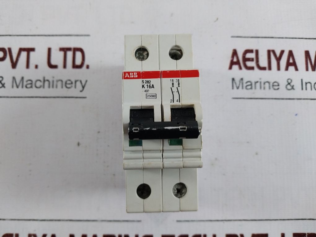 Abb S 282 K 16A Circuit Breaker 2 Pole