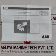 Abb Sace Division Sor-1Sda063548R1 Scr-1Sda063550R1 220-240V 50/60Hz