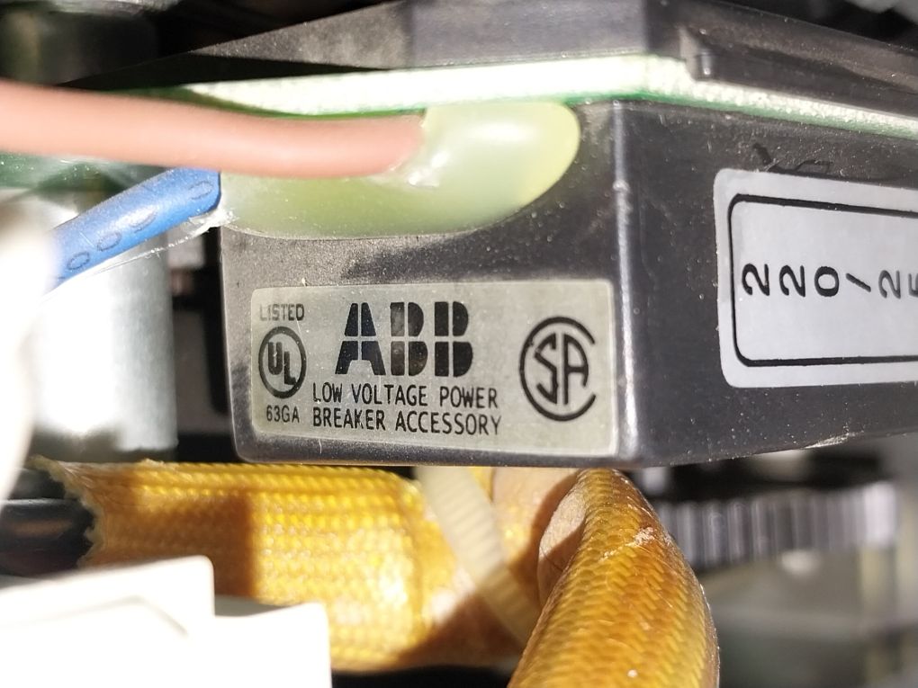 Abb Sace E2S20 Emax E2 Circuit Breaker Pr121/P