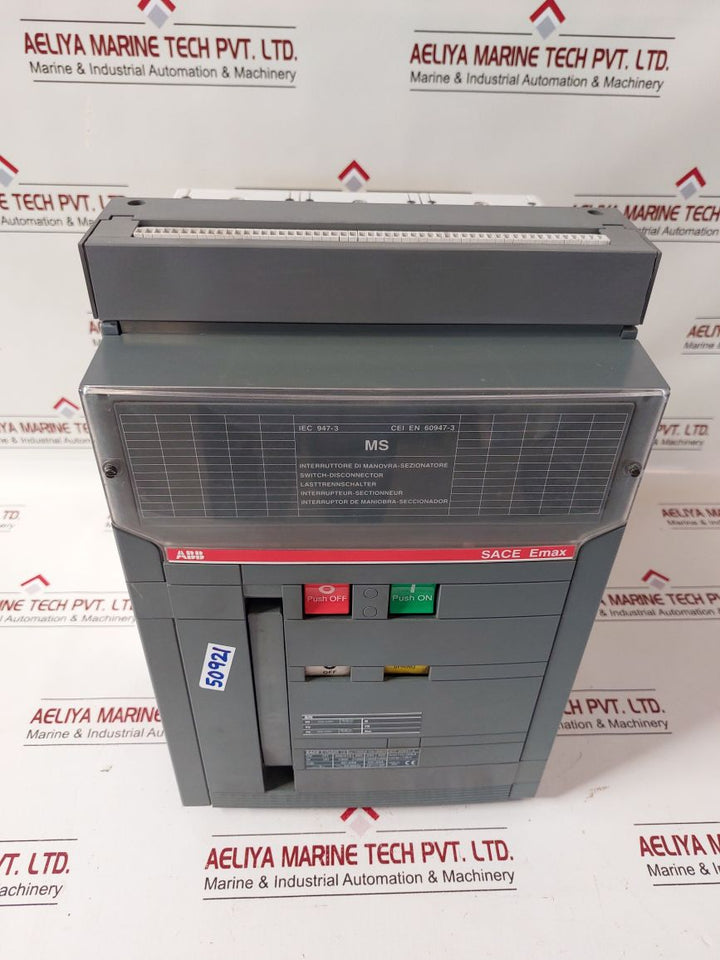 Abb Sace Emax Circuit Breaker
