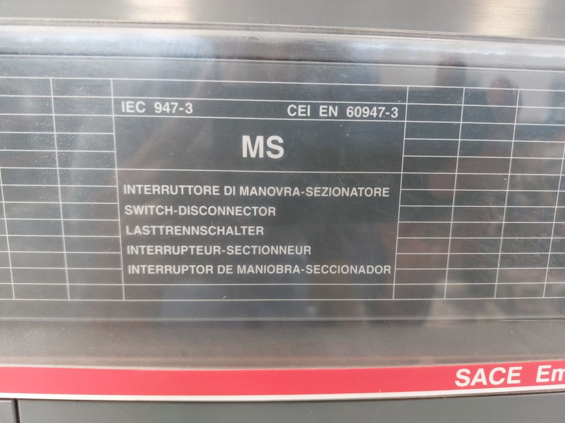 Abb Sace Emax Circuit Breaker