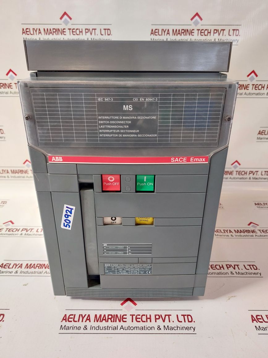 Abb Sace Emax Circuit Breaker