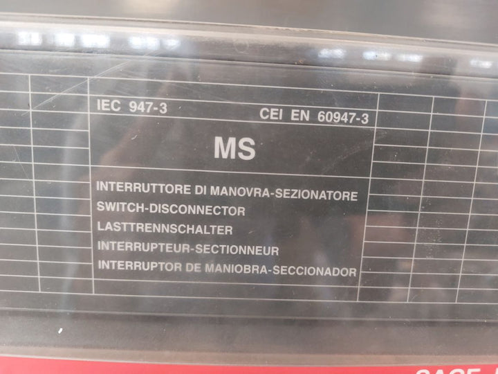 Abb Sace Emax E1N/Ms 12 Circuit Breaker