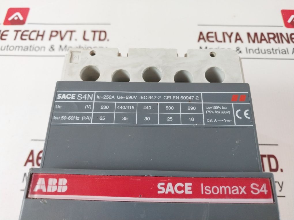 Abb Sace S4N Isomax S4 Pr211 Circuit Breaker