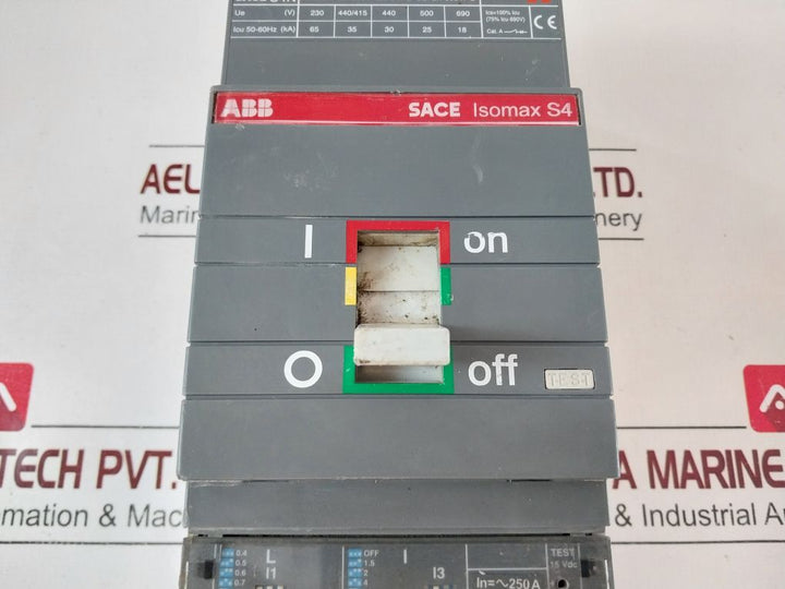 Abb Sace S4N Isomax S4 Pr211 Circuit Breaker